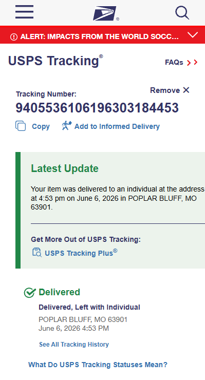 Tracking Number Proof 4